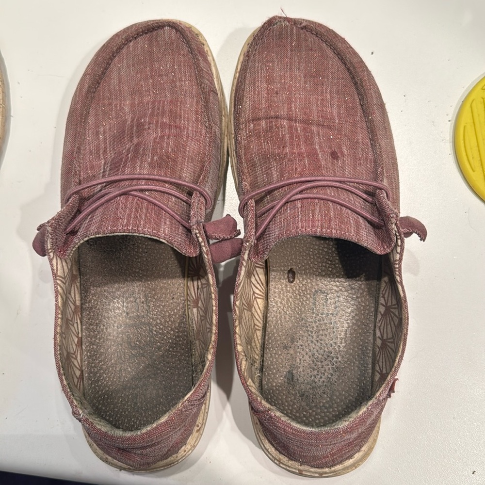 Worn Hey Dudes